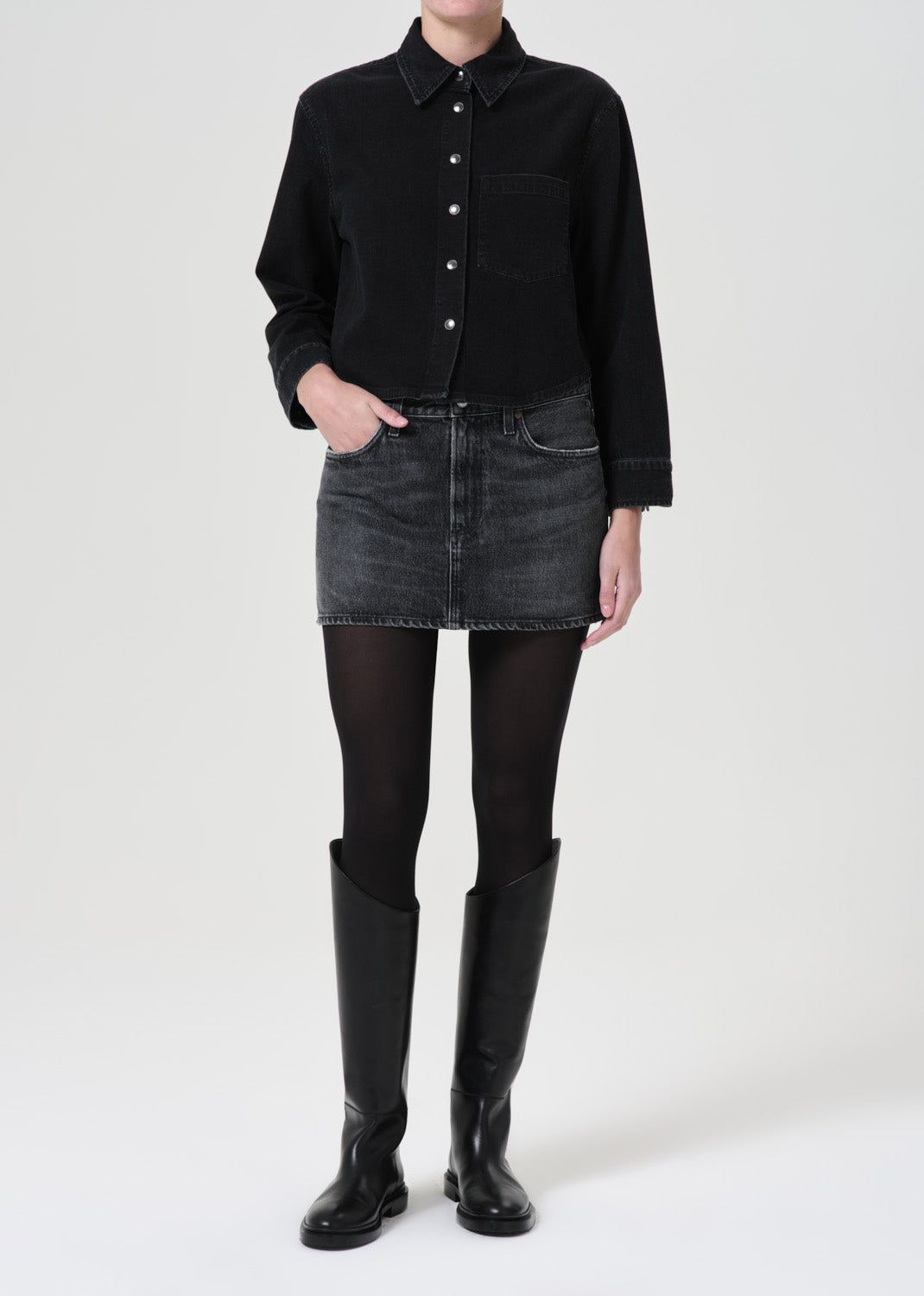 Jupes Agolde Alek Mini Femme Ditch | NQLUD-3461