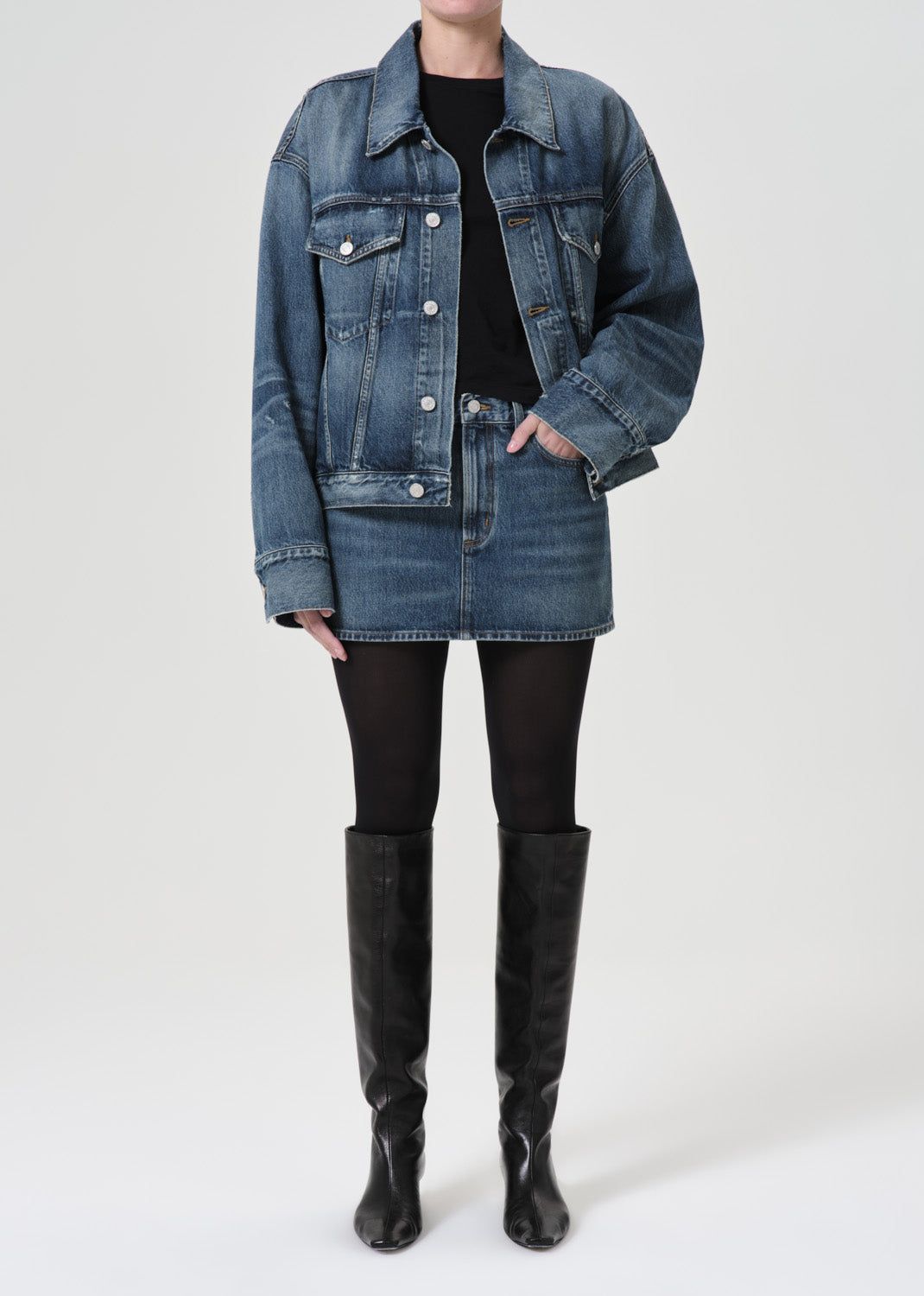 Jupes Agolde Alek Mini Femme Dwell | JIFZU-7029