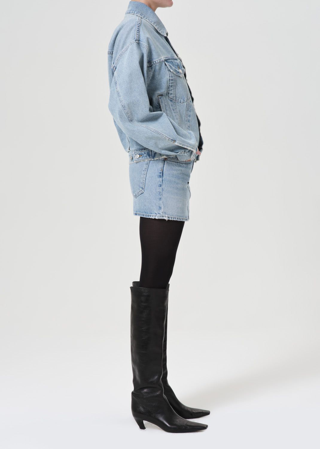 Jupes Agolde Alek Mini Femme Force | QXSLI-5978