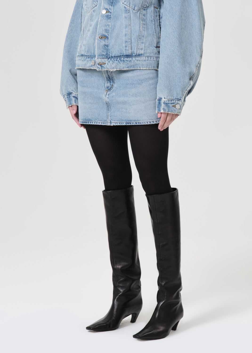 Jupes Agolde Alek Mini Femme Force | QXSLI-5978