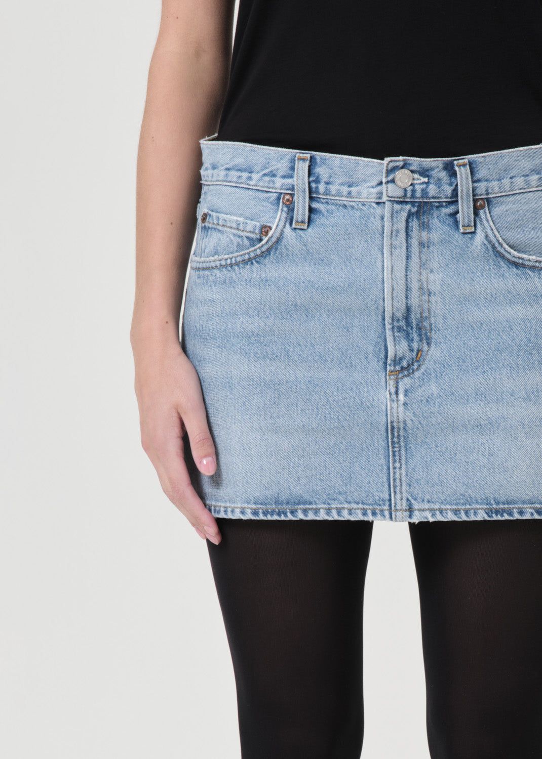 Jupes Agolde Alek Mini Femme Force | QXSLI-5978