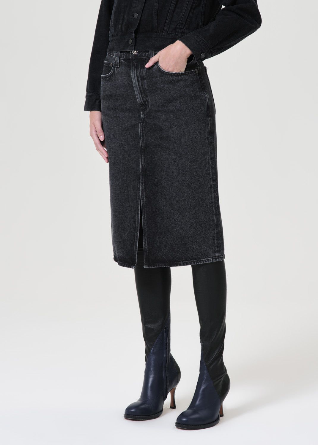 Jupes Agolde Gaia Pencil Skirt Femme Paradox | EYPSN-4076