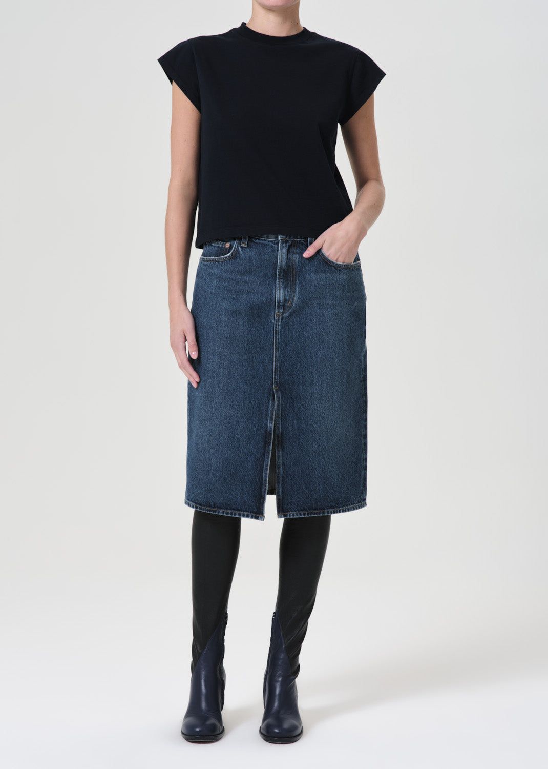Jupes Agolde Gaia Pencil Skirt Femme Sphere | LJNZY-7038