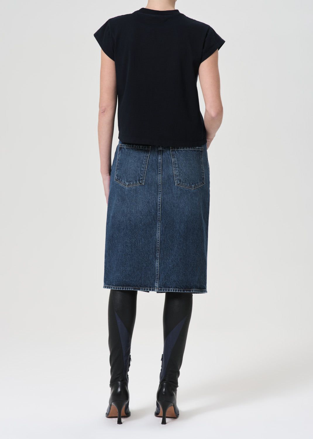 Jupes Agolde Gaia Pencil Skirt Femme Sphere | LJNZY-7038
