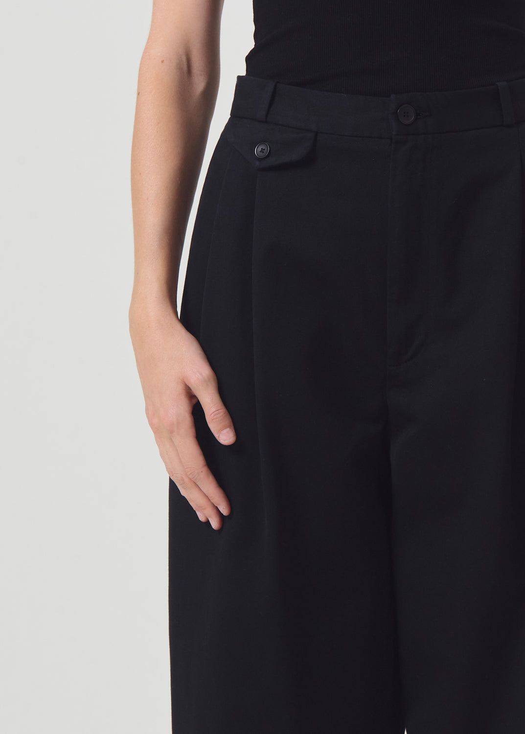 Pantalon Agolde Becker Chino Femme Noir | KXWAU-1407