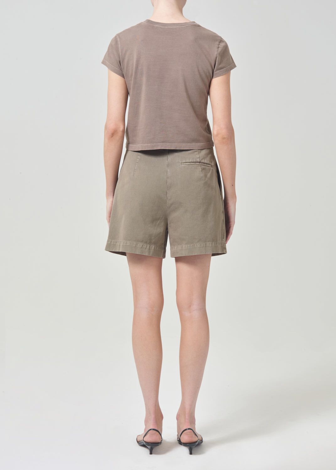 Pantalon Agolde Becker Short Femme Bark | EGHSV-8976