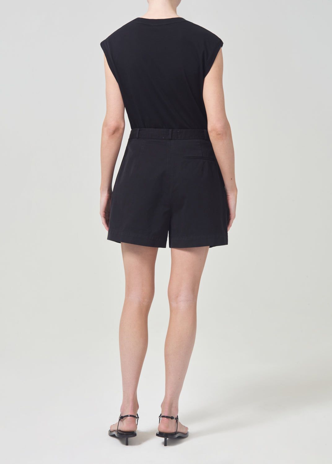 Pantalon Agolde Becker Short Femme Noir | MSZTQ-0354