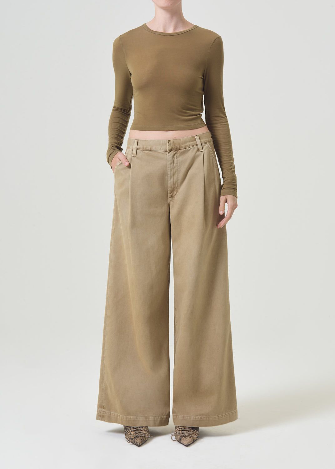 Pantalon Agolde Daryl Pant Femme Basket | UHXKM-8917