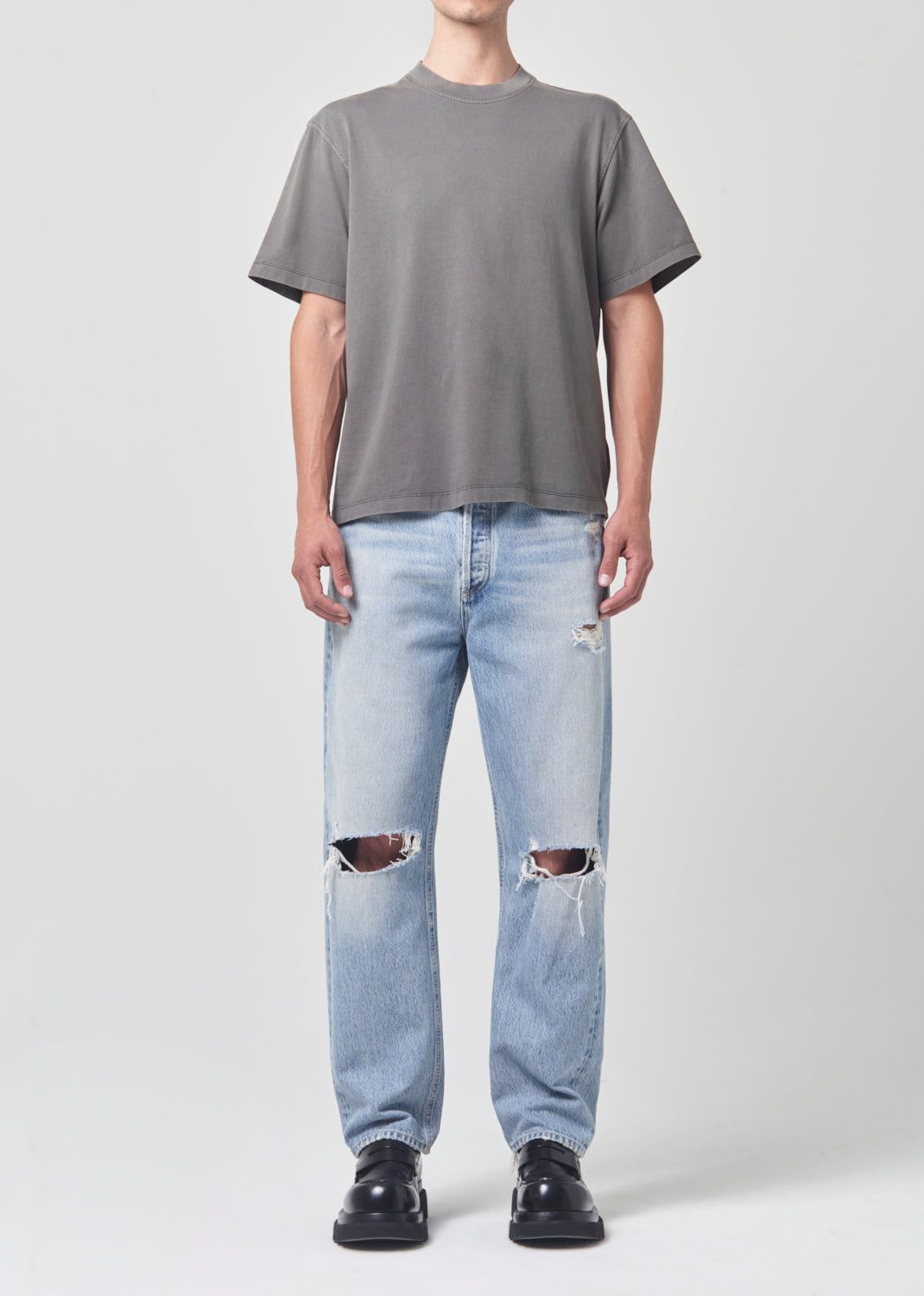 Pantalons Agolde 90's Jean Homme Threadbare | LBHQD-1803