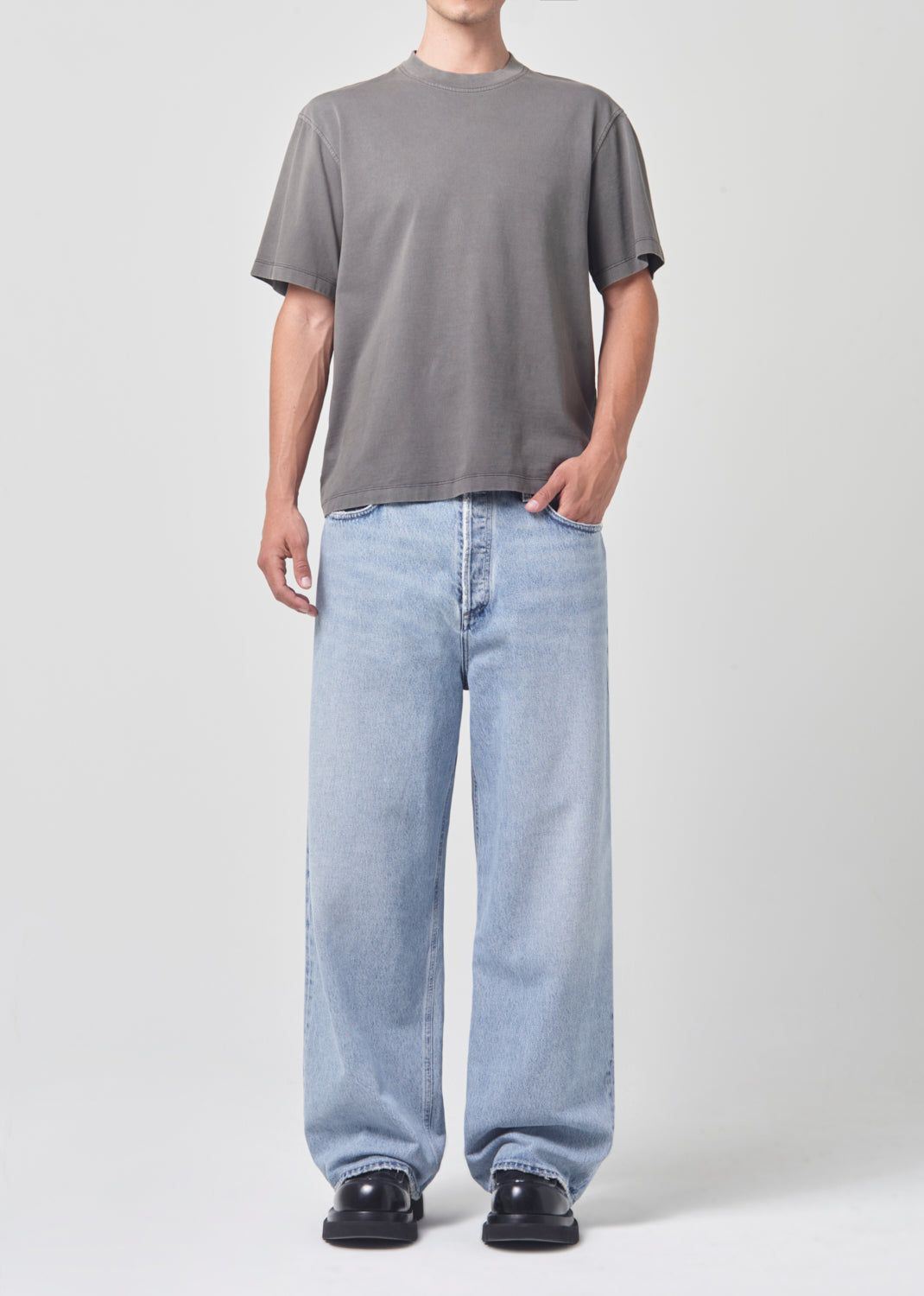 Pantalons Agolde Ashcroft Jean Homme Force | VWBLE-4789