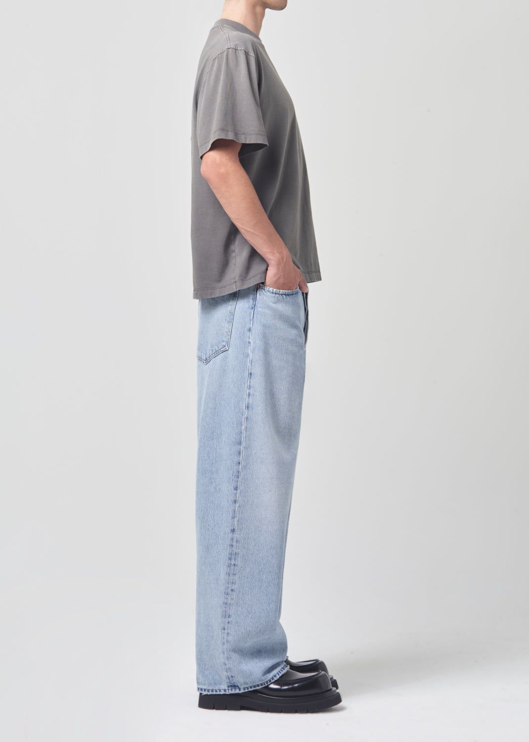 Pantalons Agolde Ashcroft Jean Homme Force | VWBLE-4789