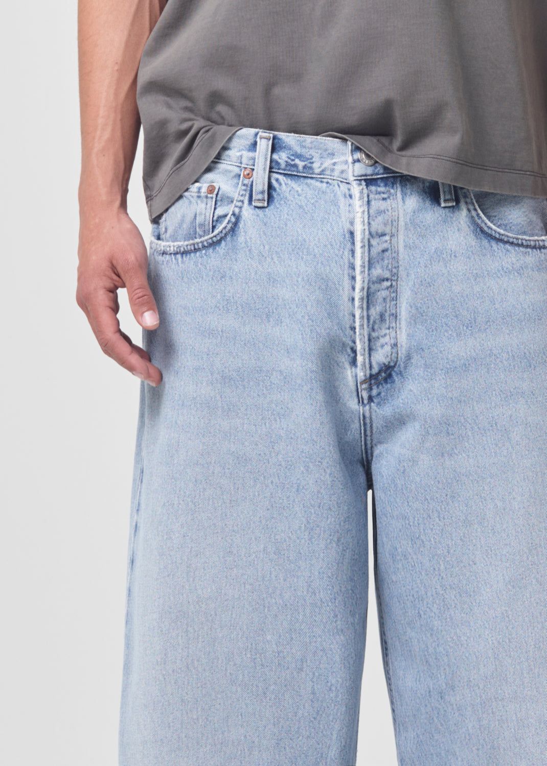 Pantalons Agolde Ashcroft Jean Homme Force | VWBLE-4789