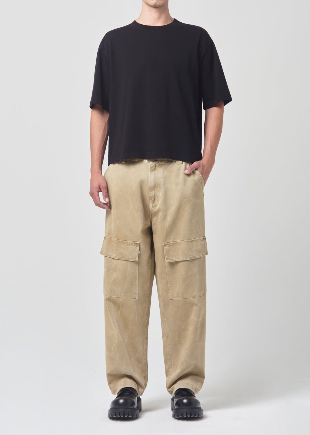 Pantalons Agolde Casper Cargo Homme Jasper Twist | JQKSA-3154