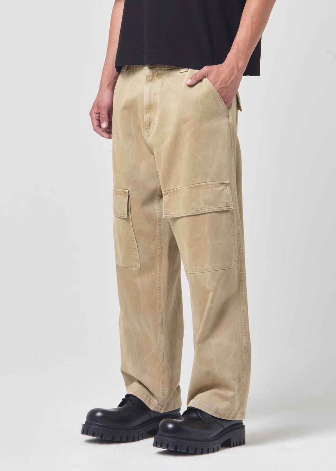 Pantalons Agolde Casper Cargo Homme Jasper Twist | JQKSA-3154