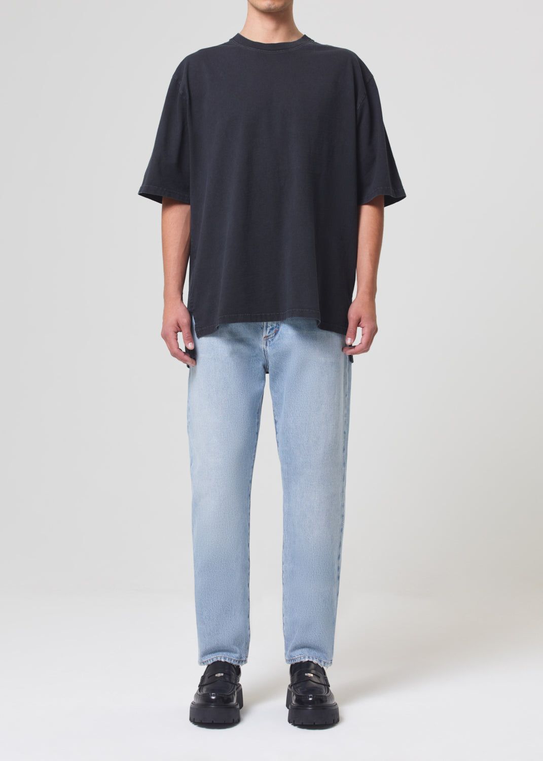 Pantalons Agolde Curtis Jean Homme Conflict | XKRVC-3584
