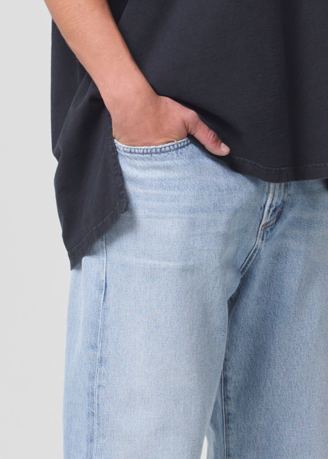 Pantalons Agolde Curtis Jean Homme Conflict | XKRVC-3584