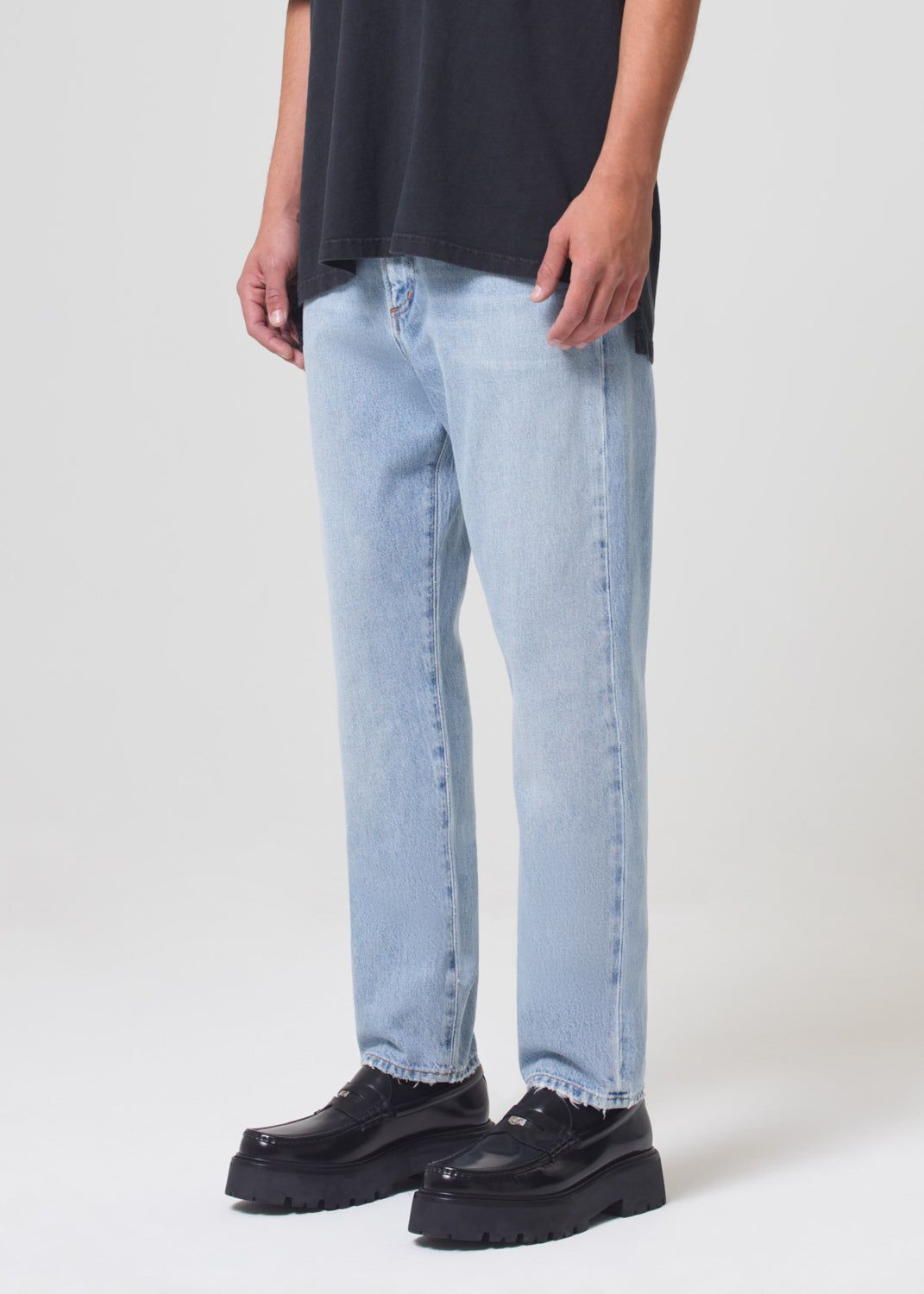 Pantalons Agolde Curtis Jean Homme Conflict | XKRVC-3584
