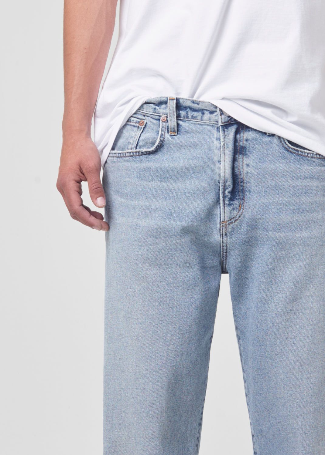 Pantalons Agolde Curtis Jean Homme Turmoil | AETOY-5317