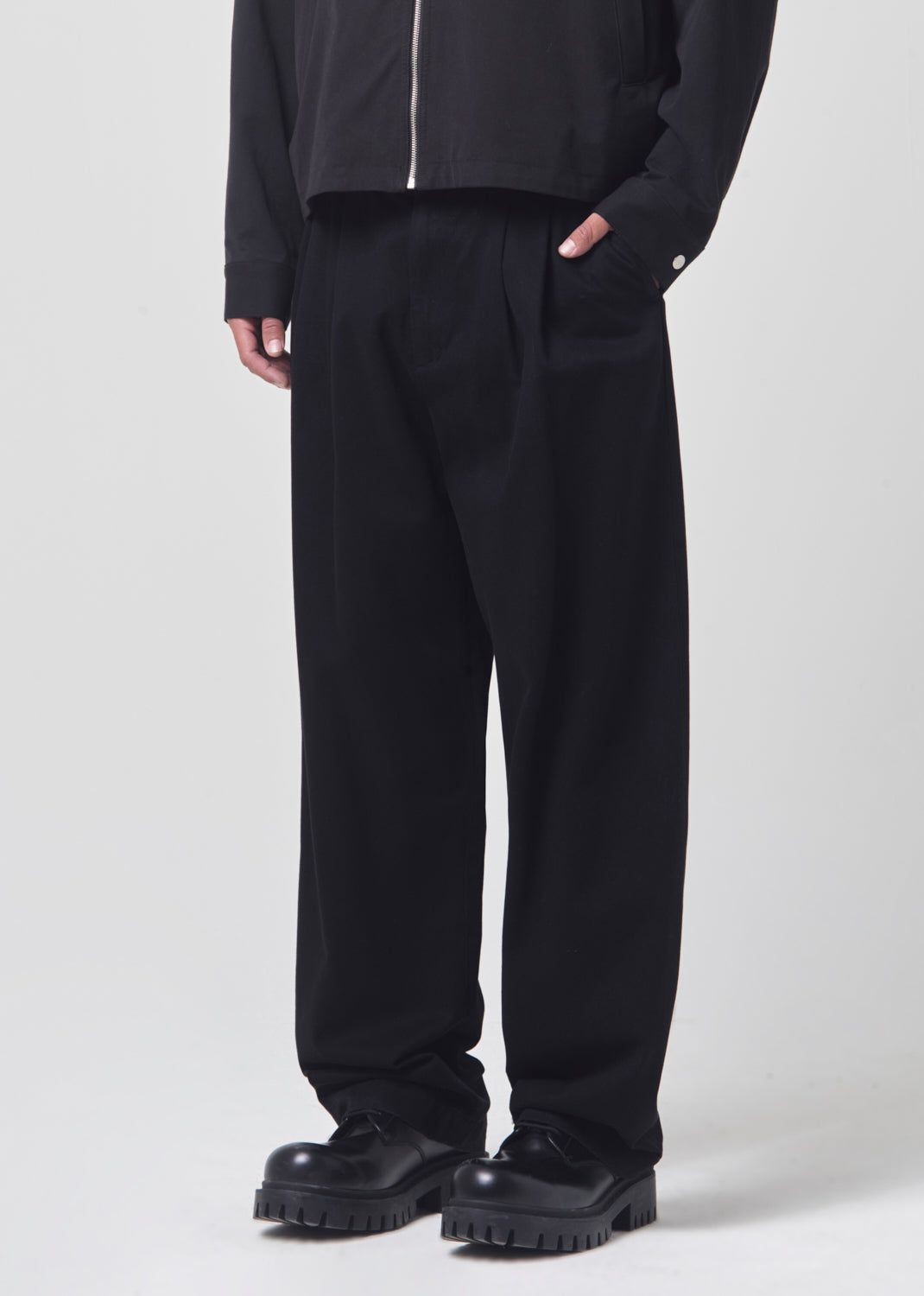 Pantalons Agolde Slater Trouser Homme Noir | ECQIS-0295