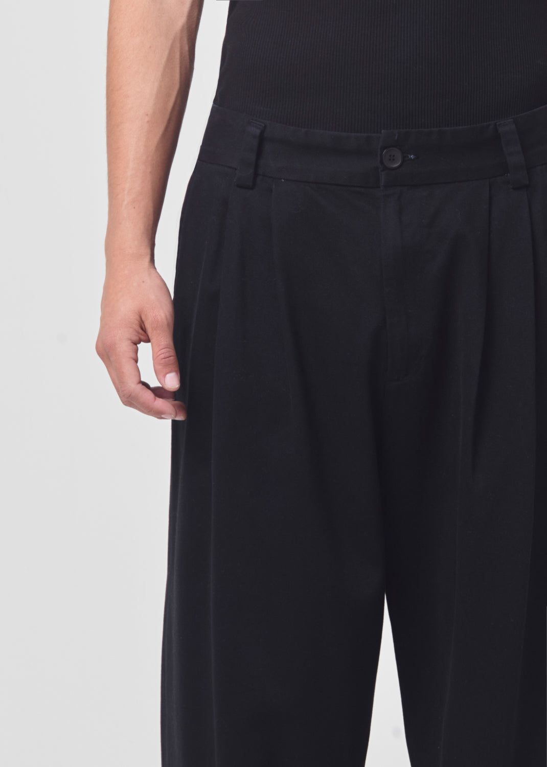 Pantalons Agolde Slater Trouser Homme Noir | ECQIS-0295