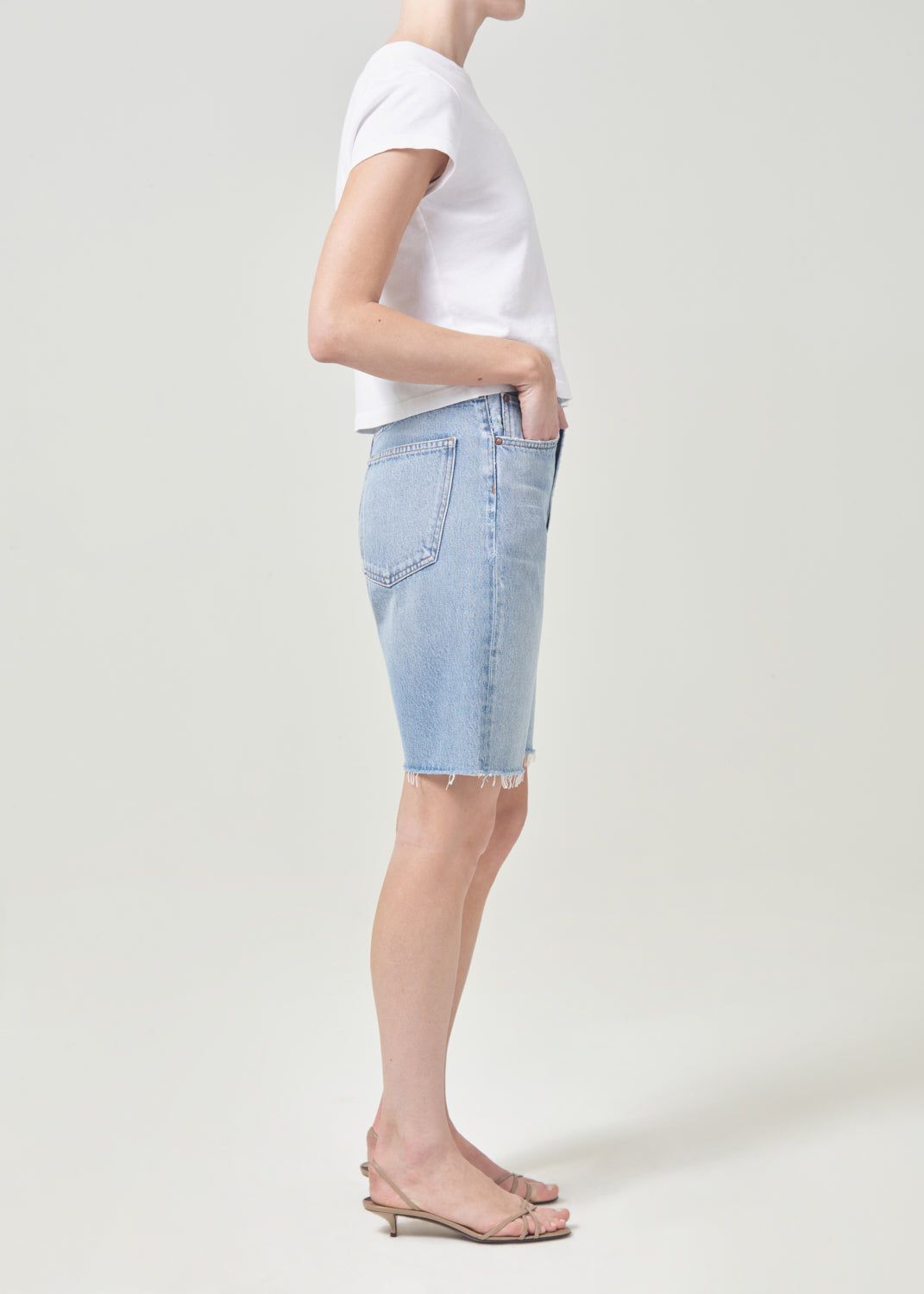 Short Agolde 90's Mid Rise Loose Short Femme Riptide | SDGJK-6320