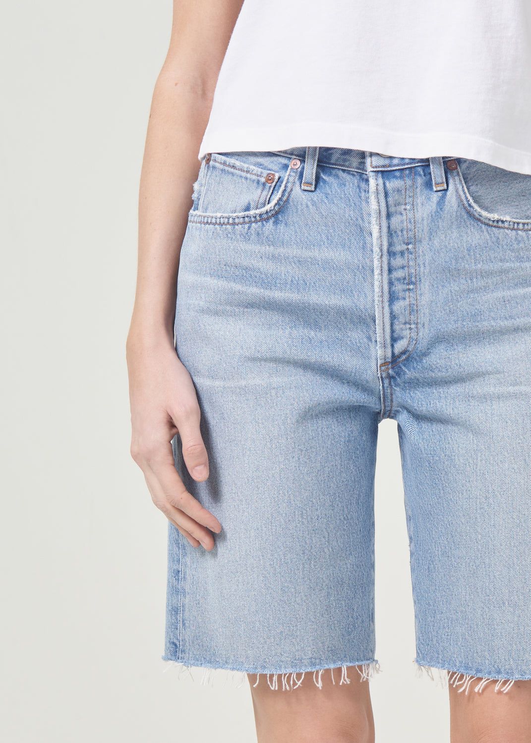 Short Agolde 90's Mid Rise Loose Short Femme Riptide | SDGJK-6320