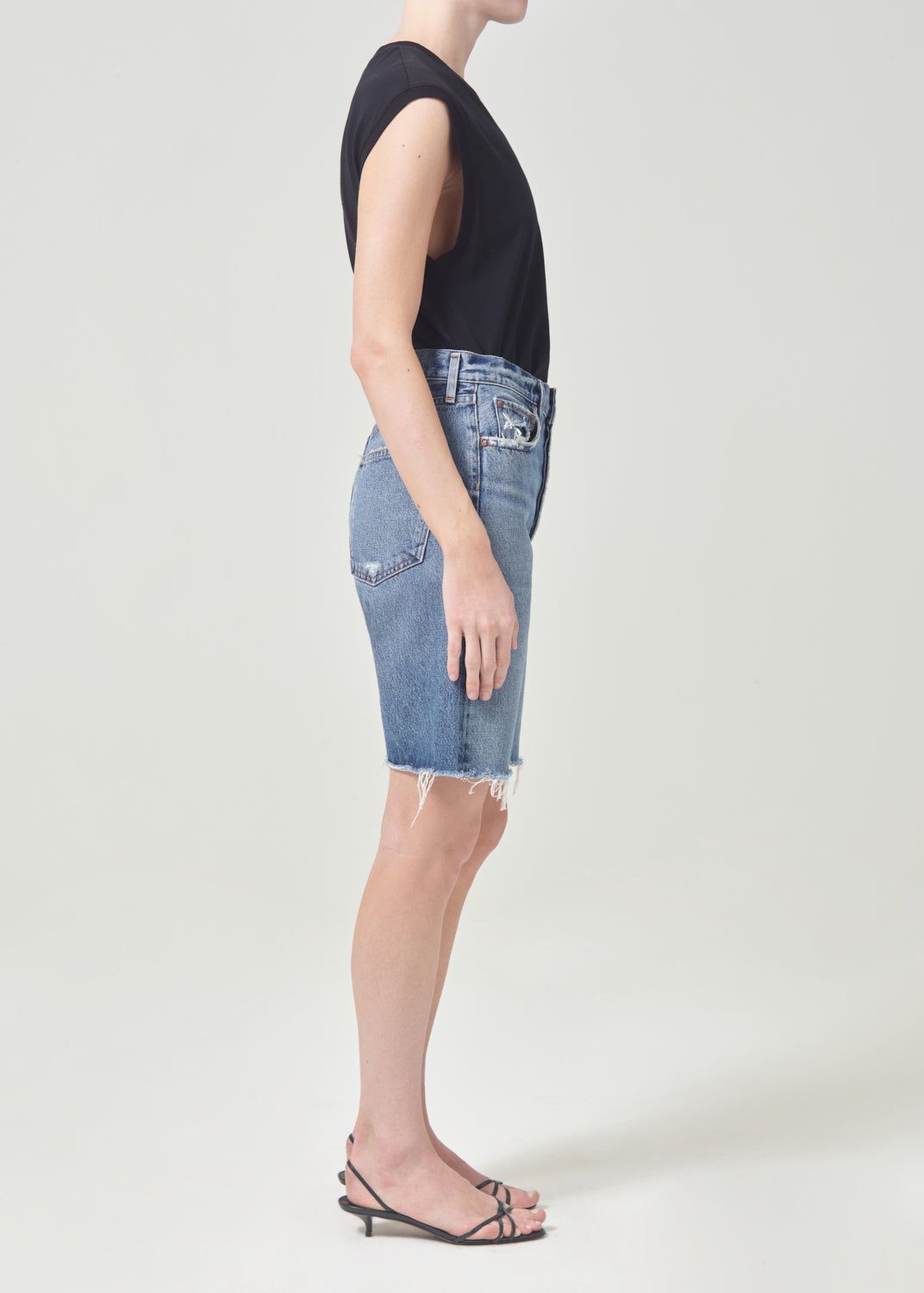 Short Agolde 90's Mid Rise Loose Short Femme Precision | XWDQC-2710