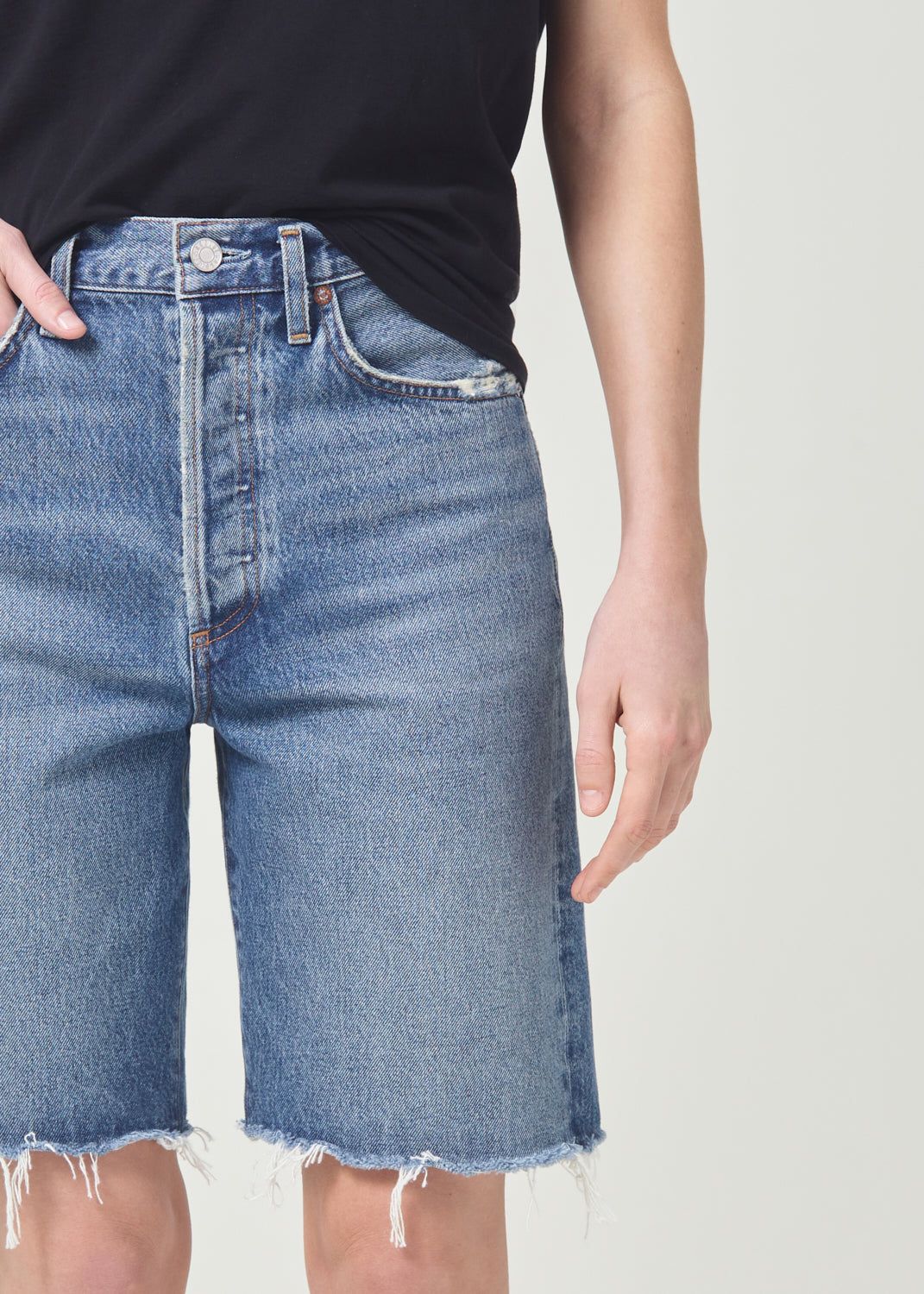 Short Agolde 90's Mid Rise Loose Short Femme Precision | XWDQC-2710
