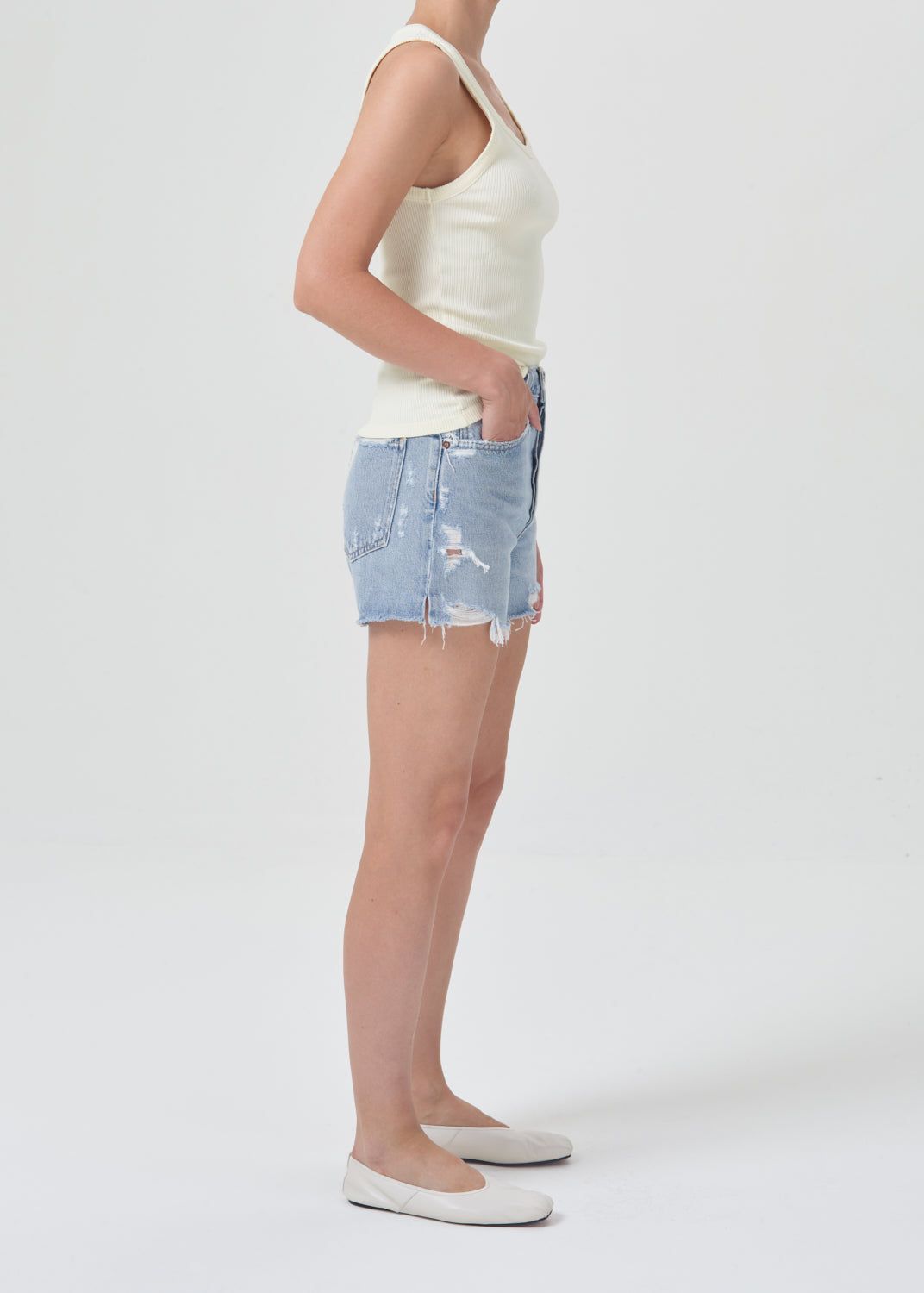 Short Agolde Dee Vintage High Rise Short Femme Muse | RXWIK-3264