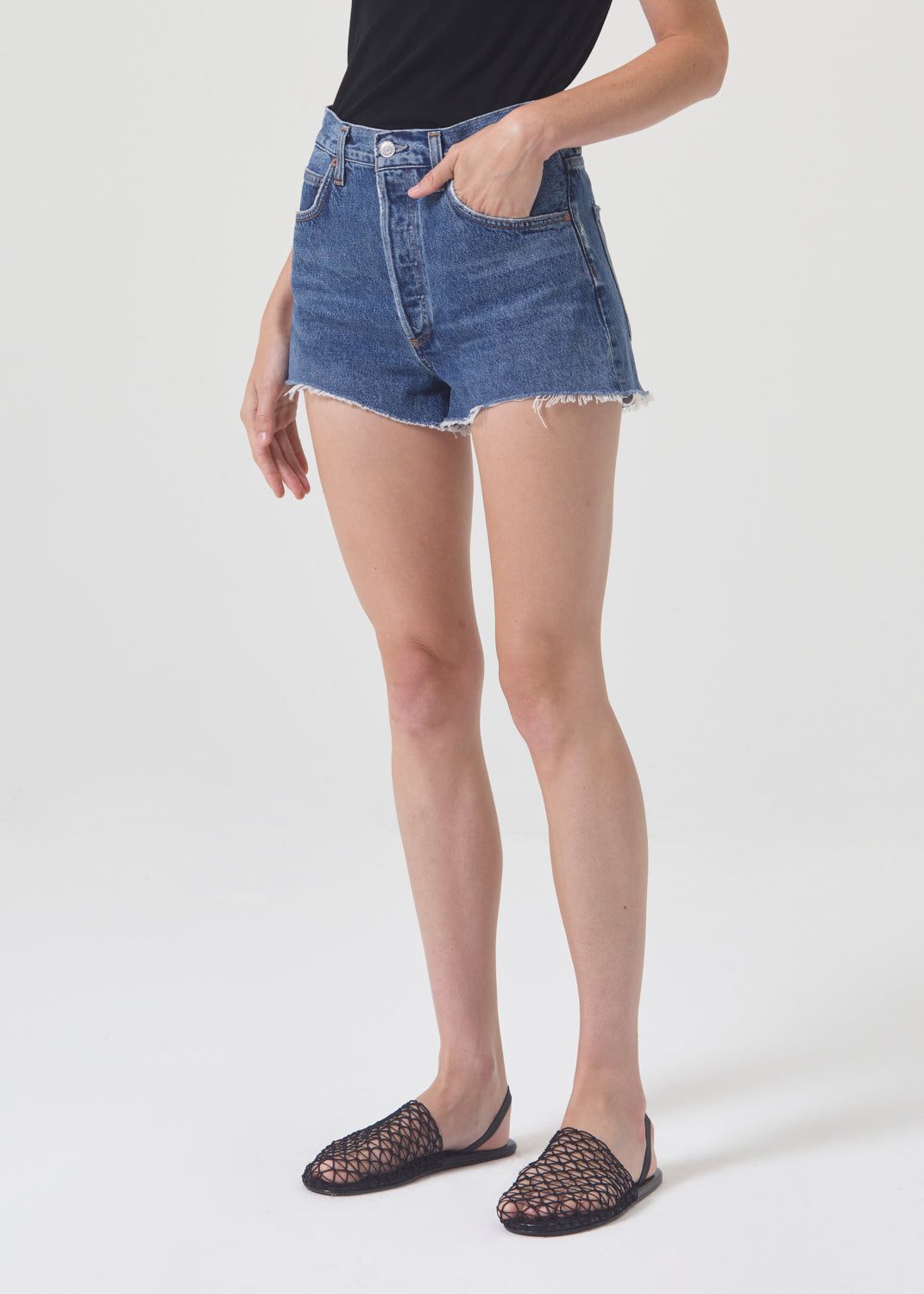 Short Agolde Mila Vintage High Rise Short Femme Enamour | KOTJW-4817