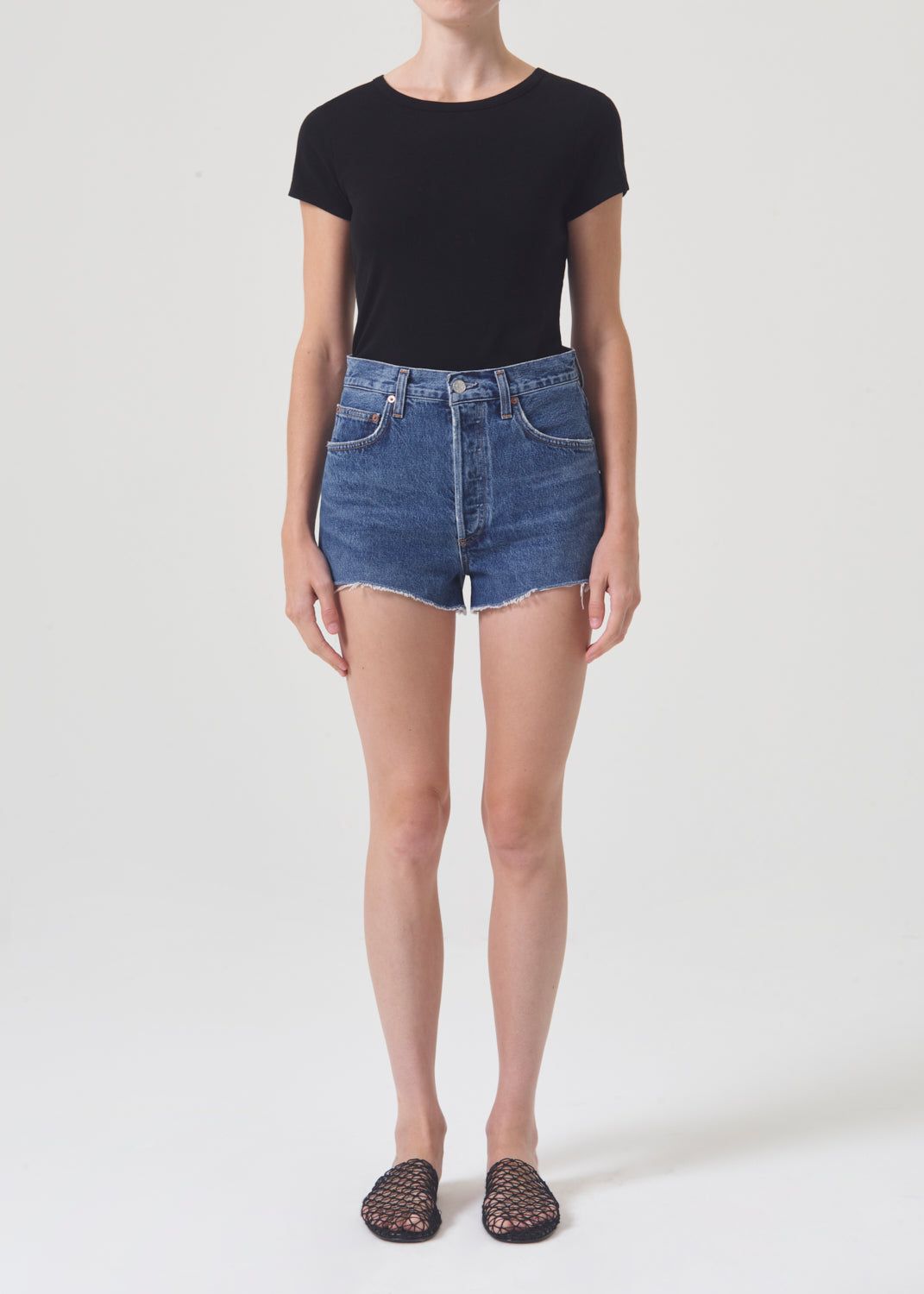 Short Agolde Mila Vintage High Rise Short Femme Enamour | KOTJW-4817