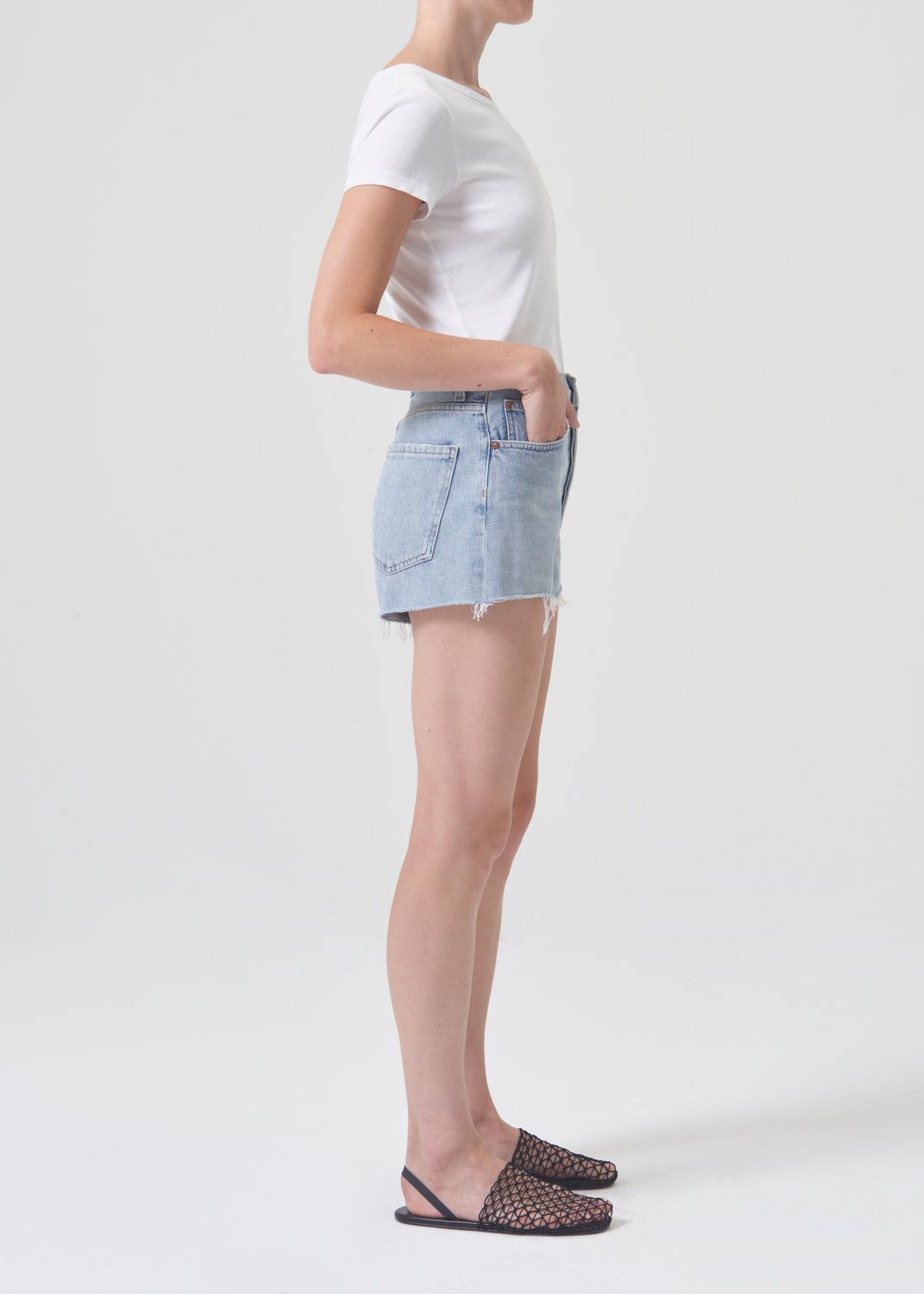 Short Agolde Mila Vintage High Rise Short Femme Hazard | OYUBE-8341