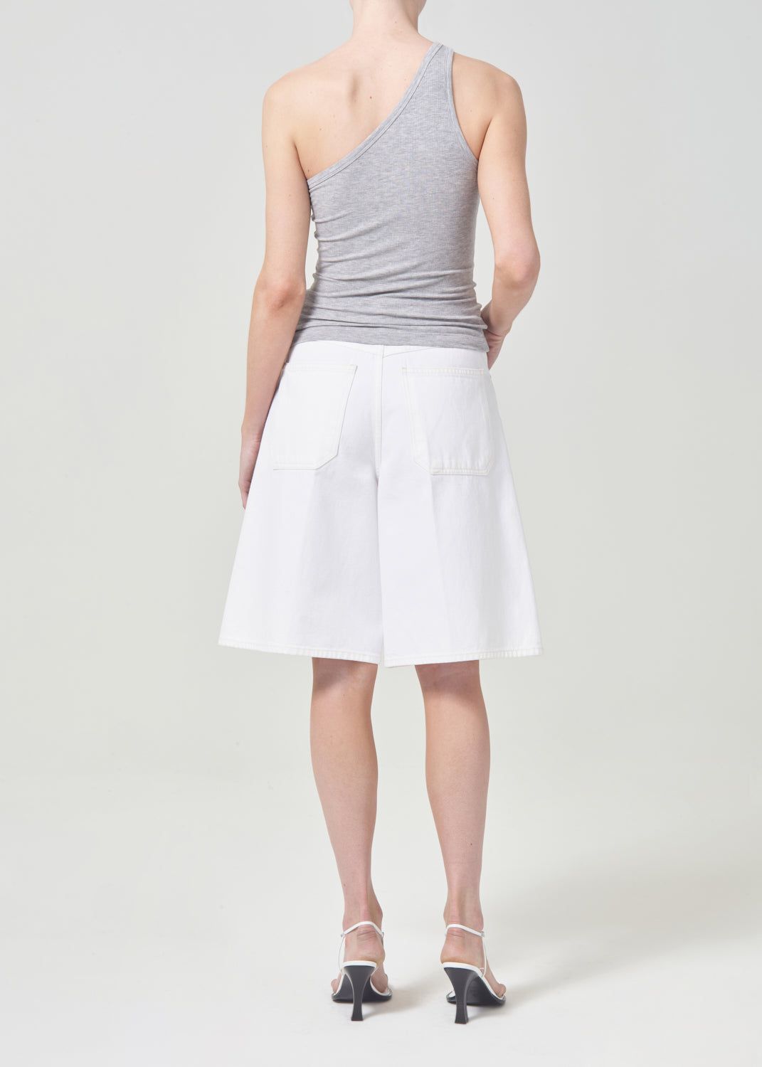 Short Agolde Nolan Short Femme Milkshake | RDKAC-3871