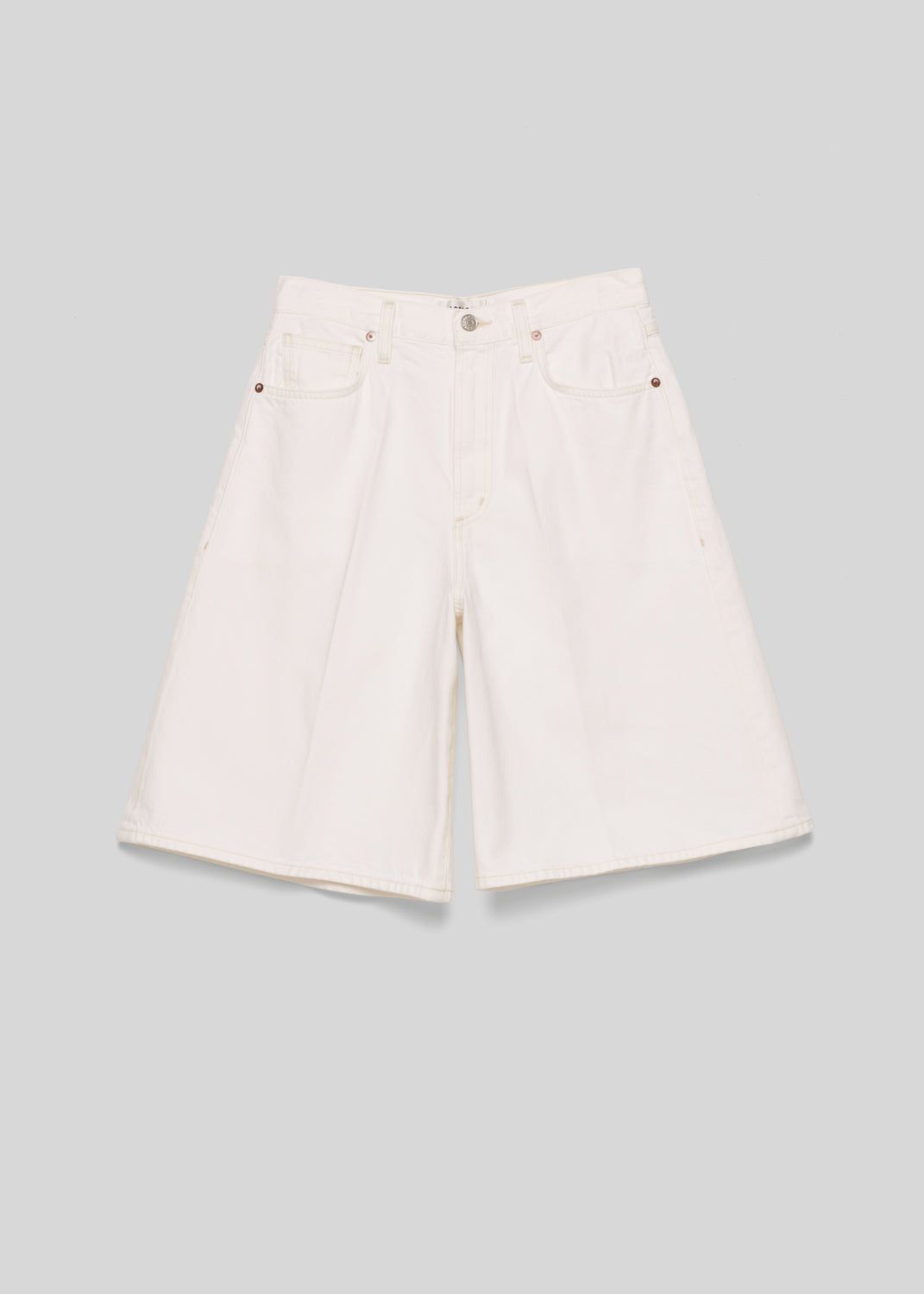 Short Agolde Nolan Short Femme Milkshake | RDKAC-3871