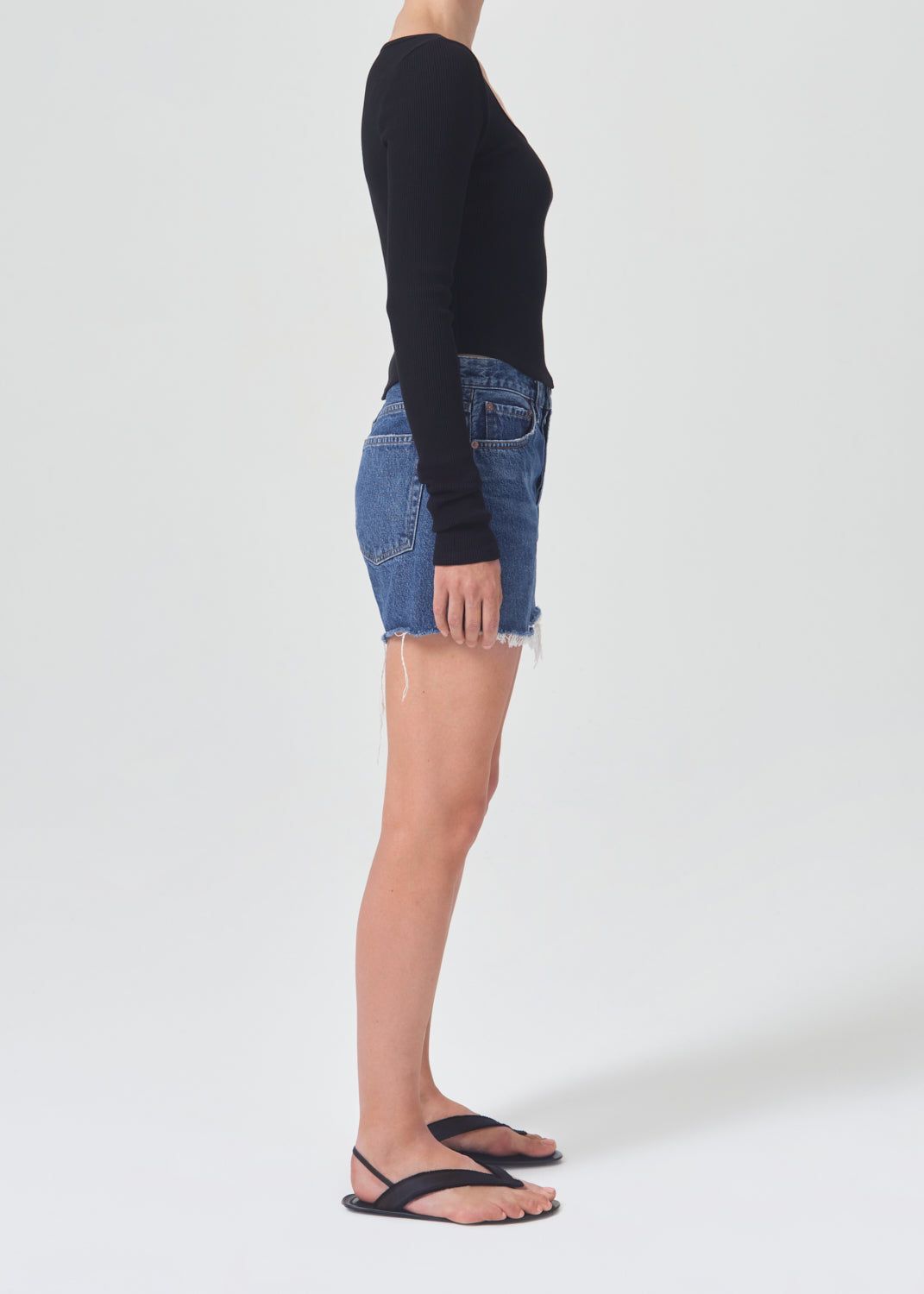 Short Agolde Parker Long Short Femme Caution | BNKIV-4382