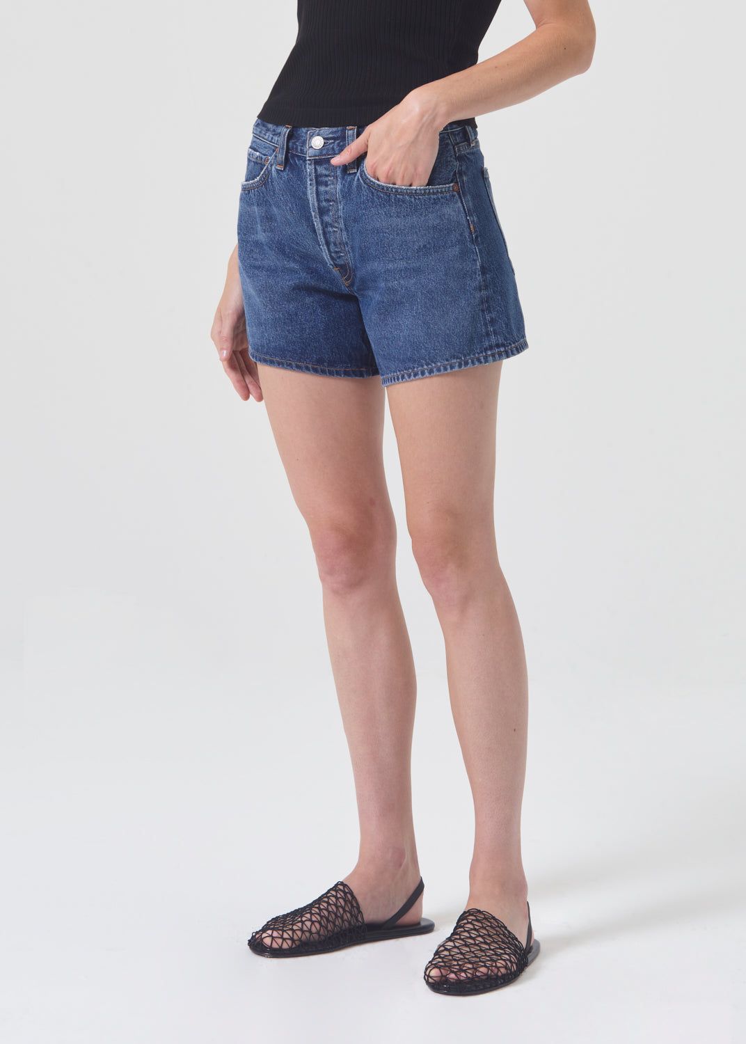 Short Agolde Parker Long Short Femme Enamour | MZQWU-4096
