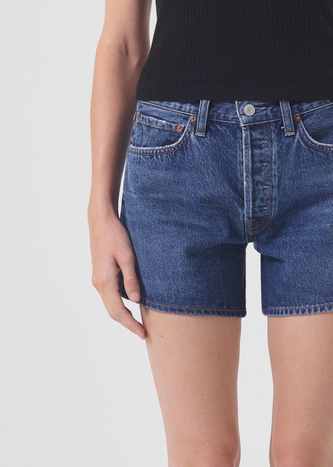 Short Agolde Parker Long Short Femme Enamour | MZQWU-4096