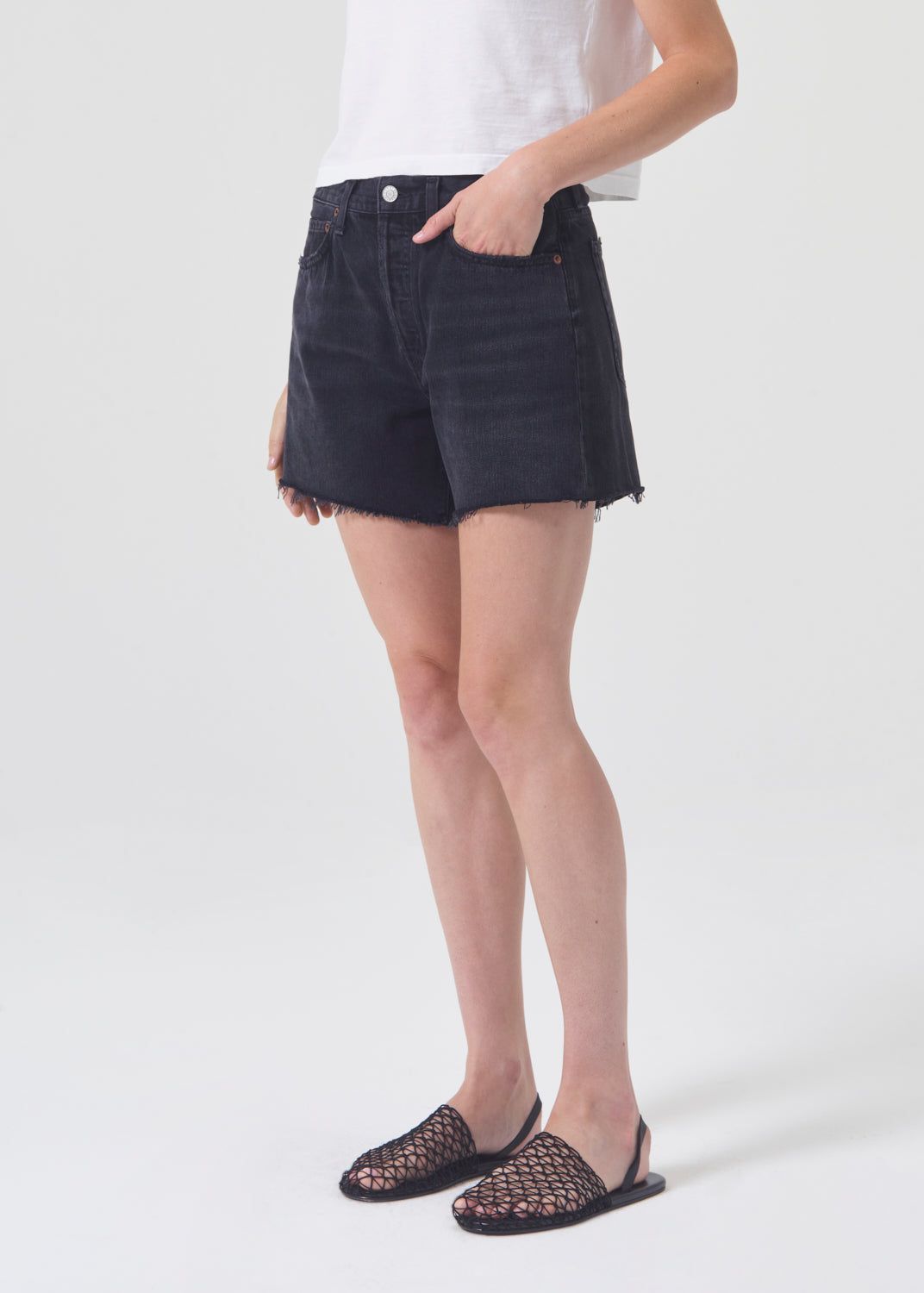 Short Agolde Parker Long Short Femme Fright | YVFKE-3986