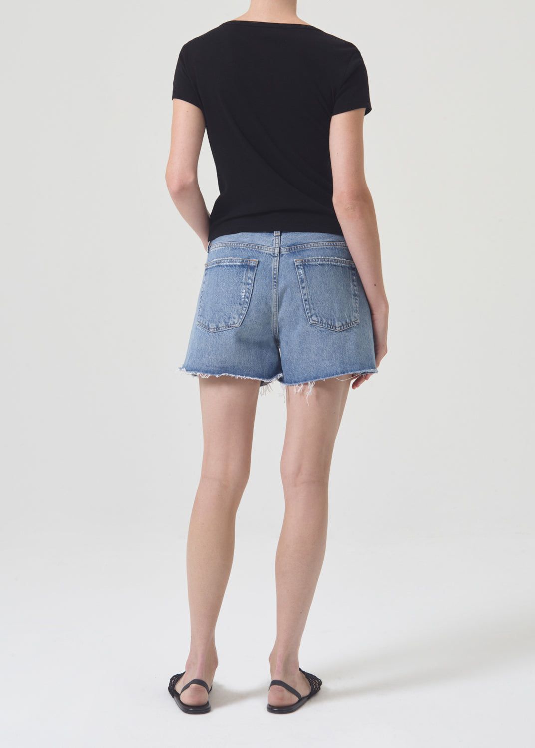 Short Agolde Parker Long Short Femme Lowkey | QXJAZ-5417