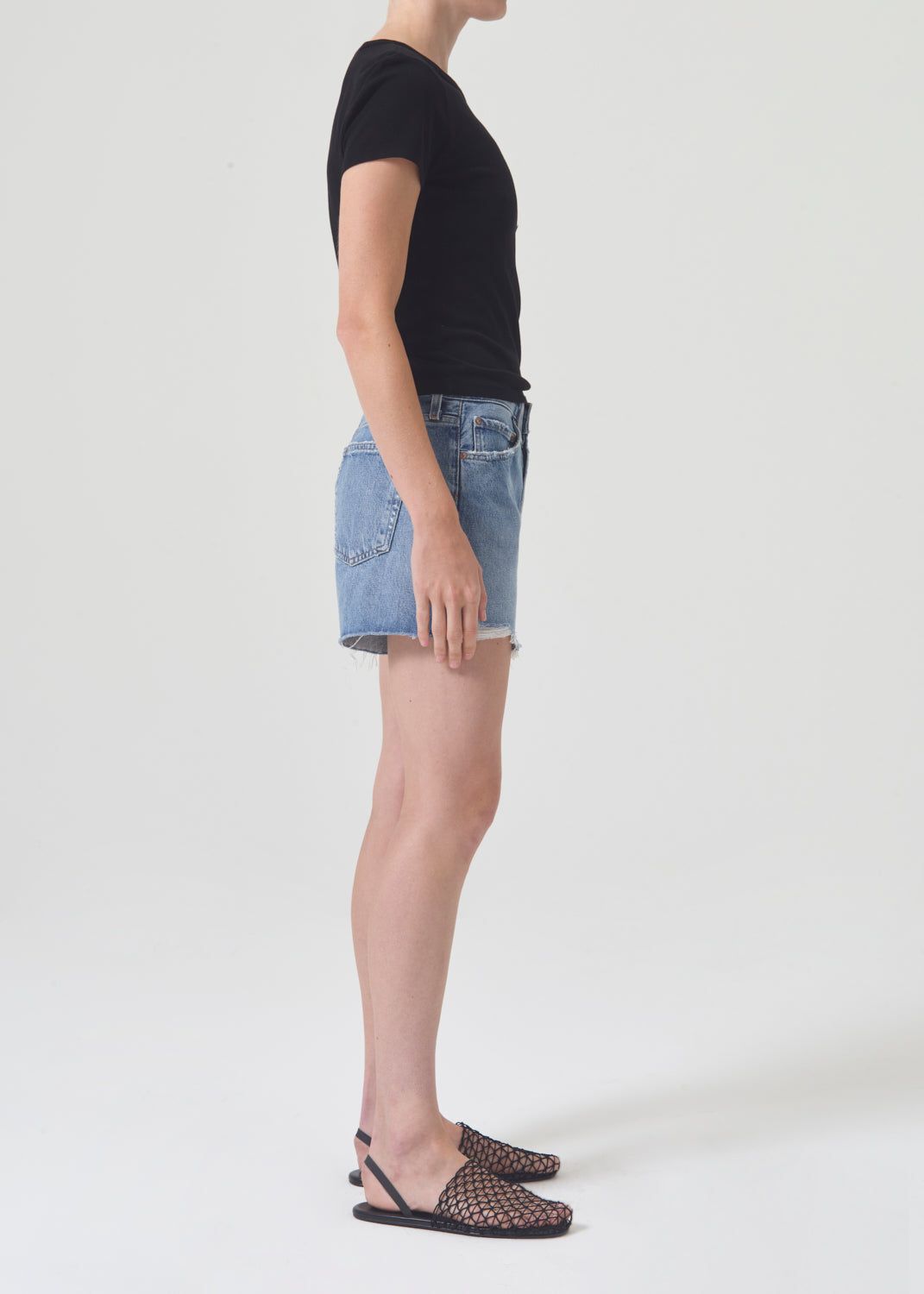 Short Agolde Parker Long Short Femme Lowkey | QXJAZ-5417