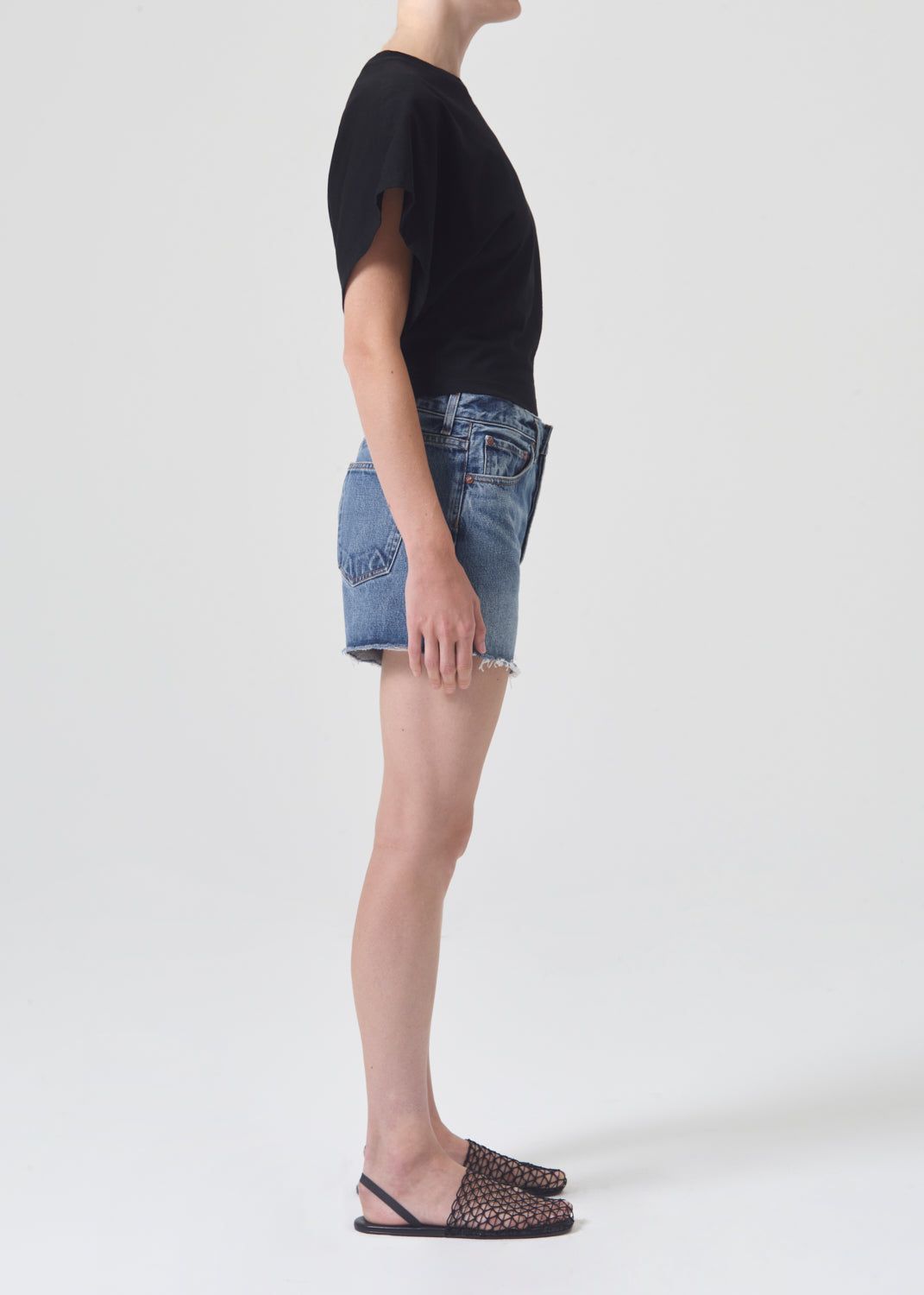 Short Agolde Parker Long Short Femme Ruin | VQPFC-8392