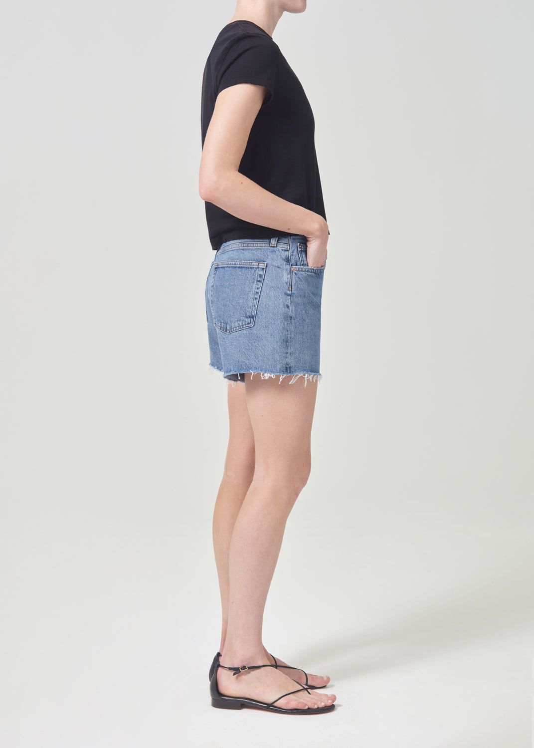 Short Agolde Parker Long Short Femme Skywave | FERVZ-6431