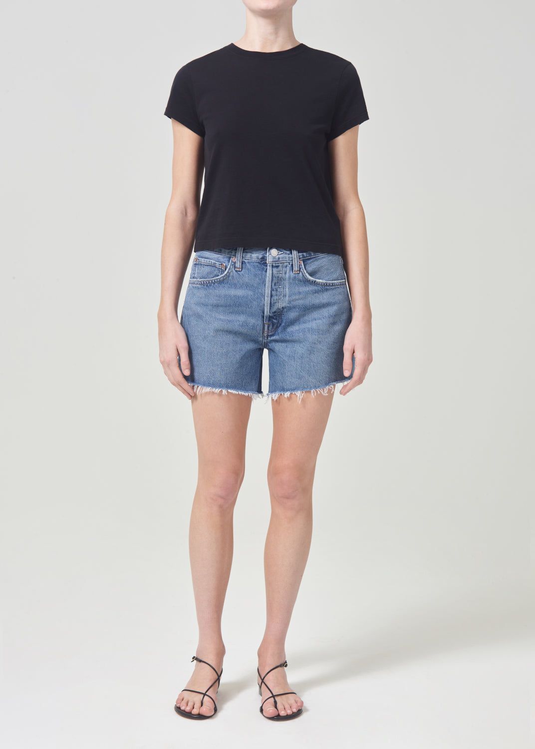 Short Agolde Parker Long Short Femme Skywave | FERVZ-6431