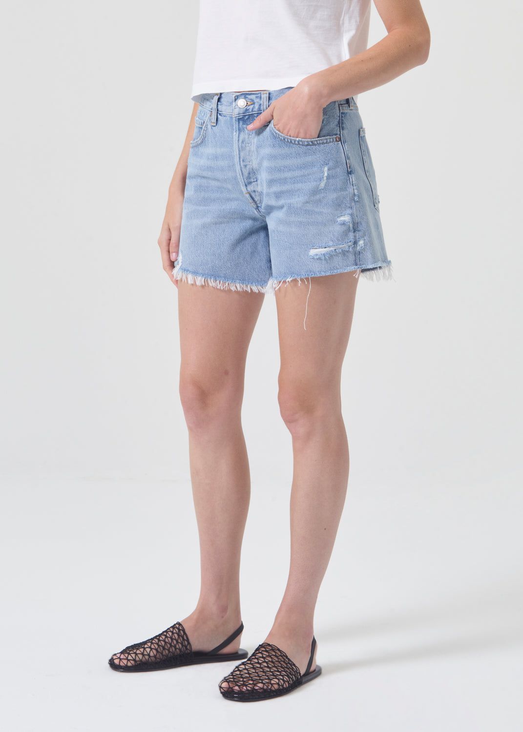 Short Agolde Parker Long Short Femme Swapmeet | QKISL-7081