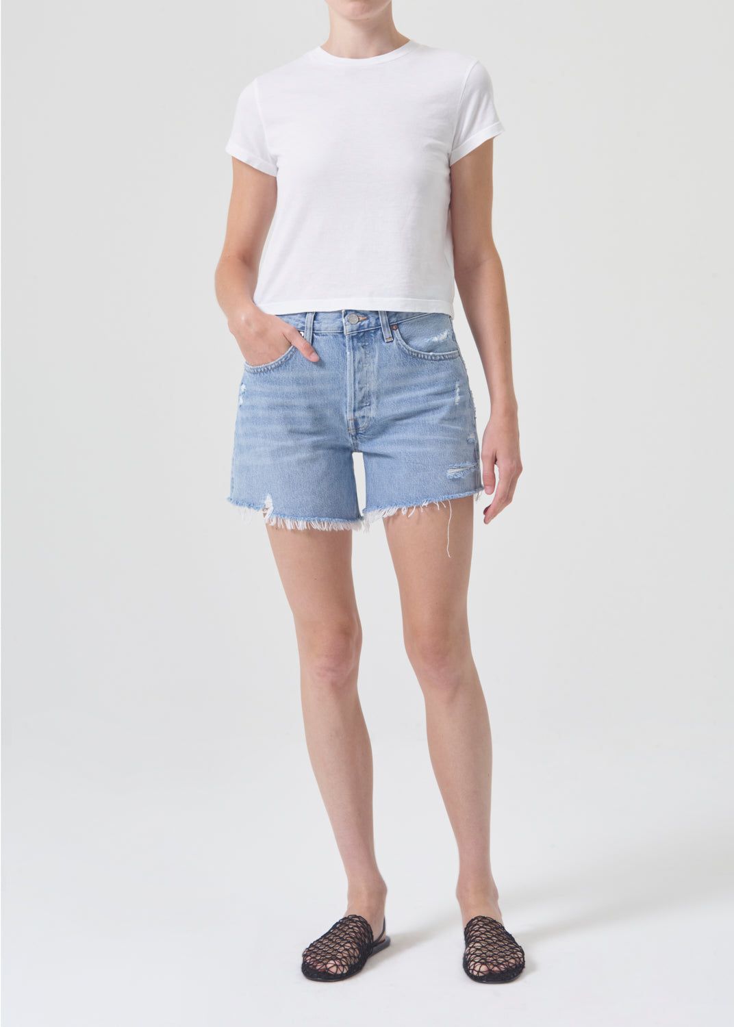 Short Agolde Parker Long Short Femme Swapmeet | QKISL-7081