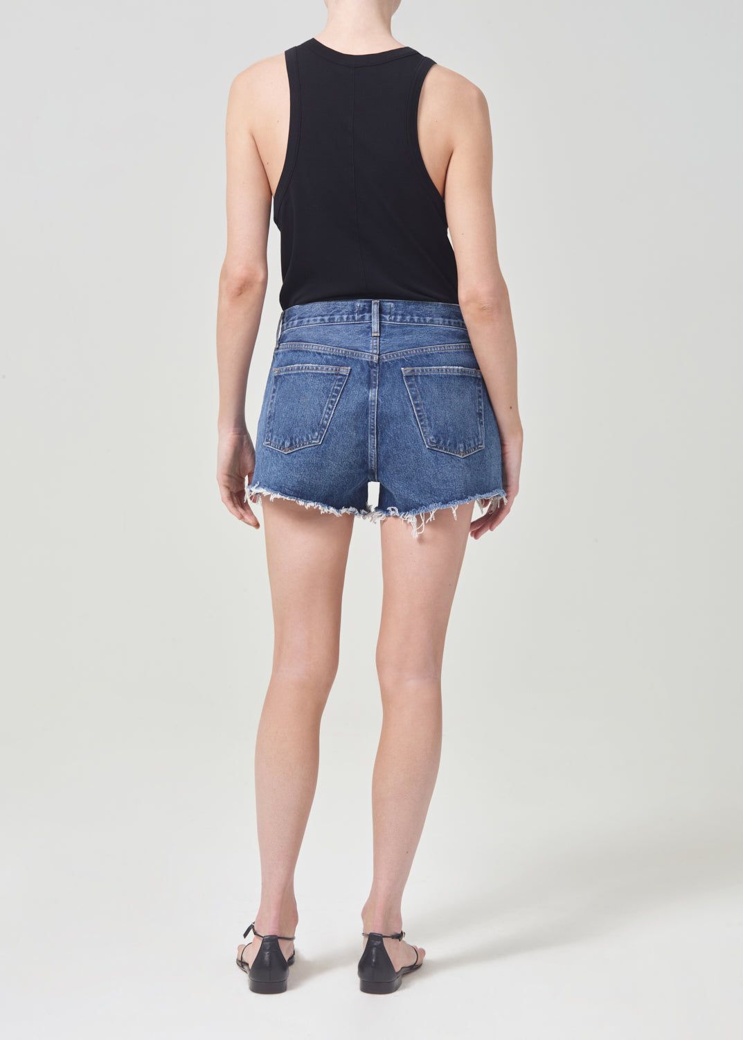 Short Agolde Parker Vintage Cut Off Short Femme Caution | FRTZW-3846