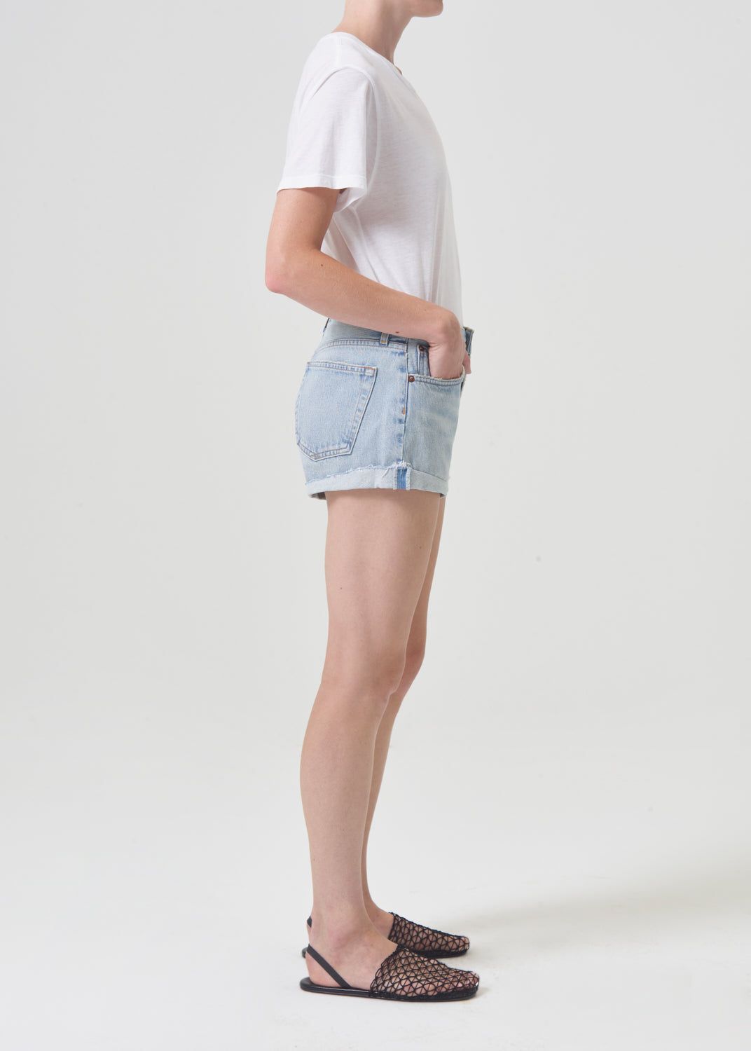 Short Agolde Parker Vintage Rolled Short Femme Farewell | BROVD-0853