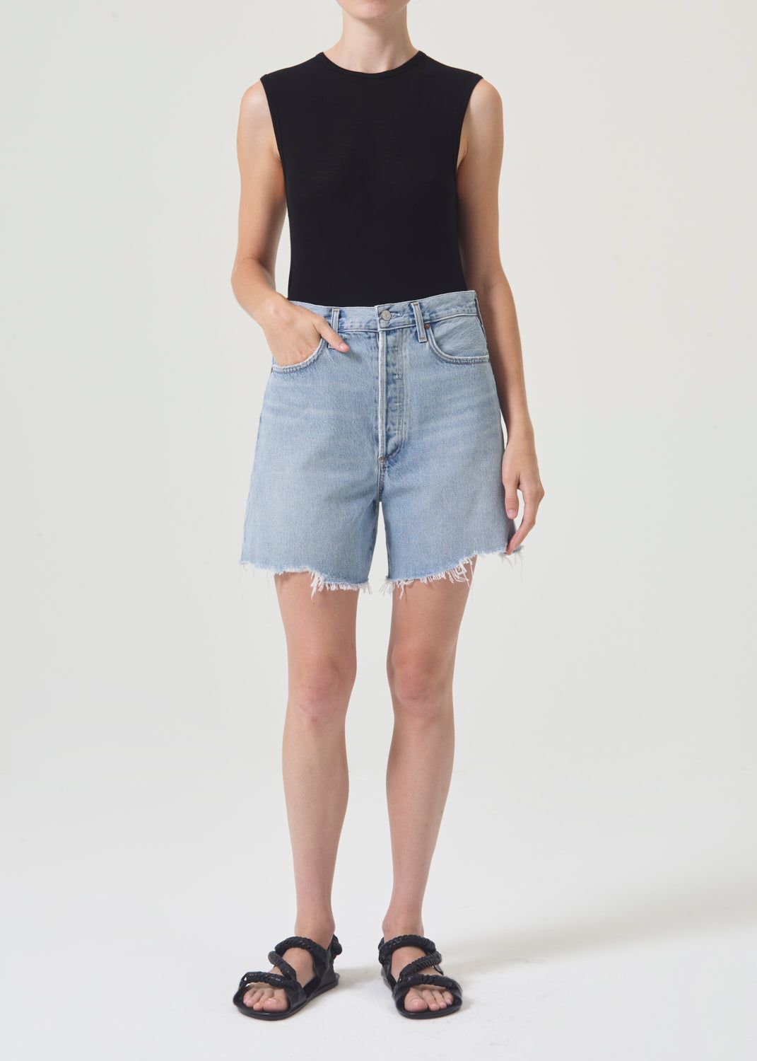 Short Agolde Stella High Rise Short Femme Agreement | HIFNM-3107