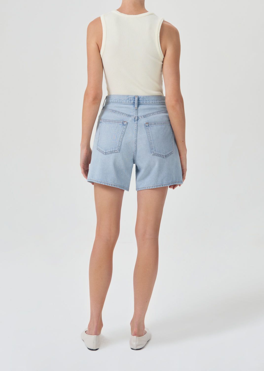 Short Agolde Stella High Rise Short Femme Innovate | KPEZJ-7286