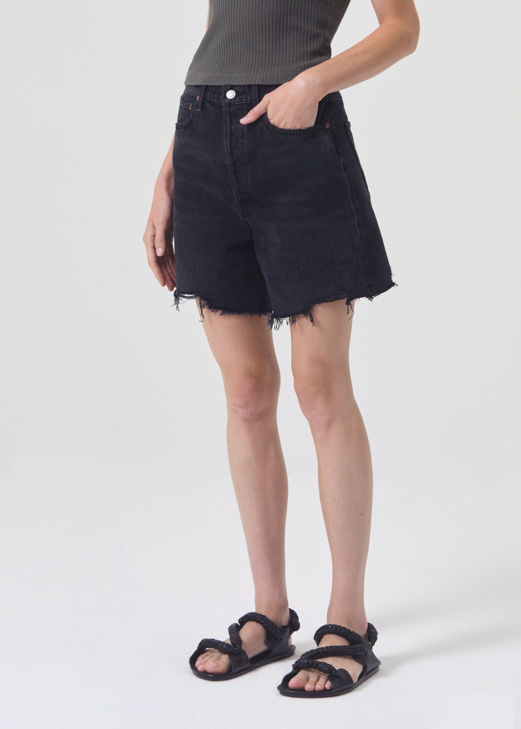 Short Agolde Stella High Rise Short Femme Gone | NMYCO-0352